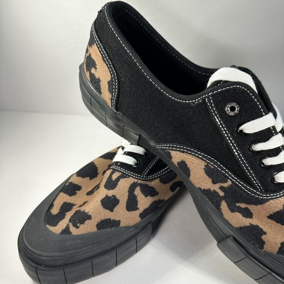 Good News Softball 2 Low Top Sneakers - Leopard Animal print Mens Size 13 London - Picture 3 of 12